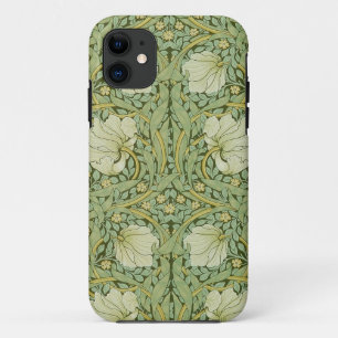 Funda Para iPhone 11 Papel pintado floral azul de William Morris Pimper