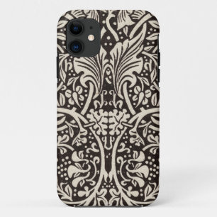 Funda Para iPhone 11 Papel pintado floral de narciso William Morris