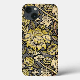 Funda Para iPhone 13 Papel pintado floral de William Morris Wey Arts Cr
