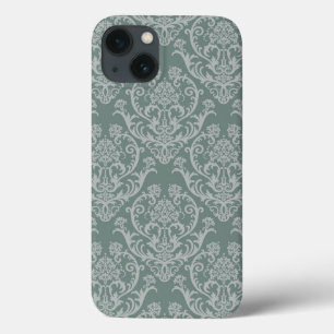 title_seo2 Papel pintado floral verde