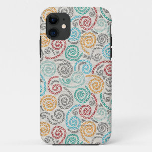 Funda Para iPhone 11 Papel rumpled suposición del bordado