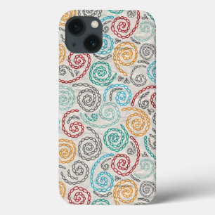 Funda Para iPhone 13 Papel rumpled suposición del bordado