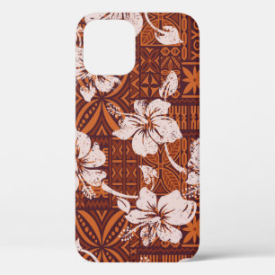 Funda Para iPhone 12 Papel tapizado de flores de hibisco hawaiano de or