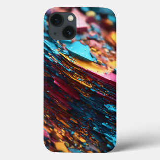 Funda Para iPhone 13 Papeles asombrosos, 3d, bellísimo, abstracto dripp