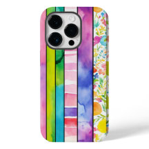 Papeles digitales de colores de agua vibrantes par