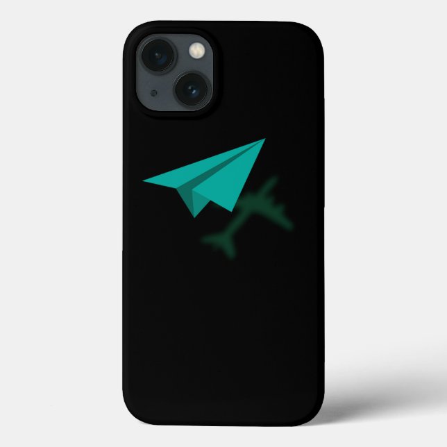 Funda De Case-Mate Para iPhone Paperplane Origami Hobby (Reverso)