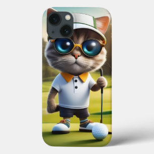 Funda Para iPhone 13 "Par-tee Time: ¡La flor de golf del gato de Guay!"