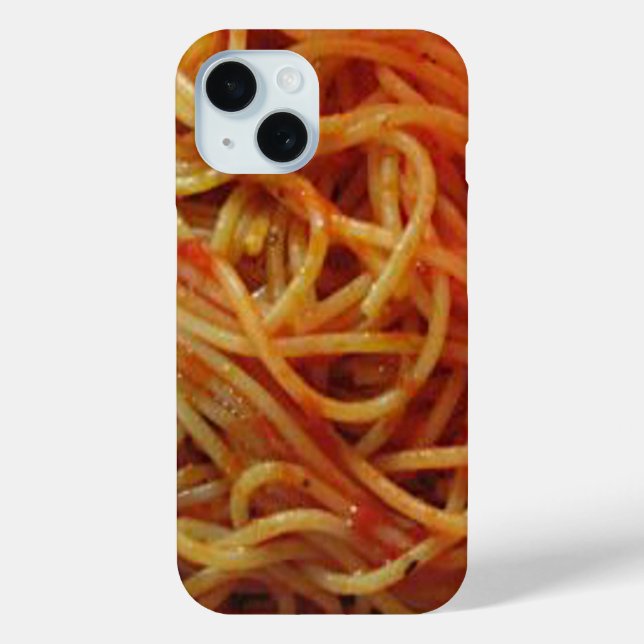 Funda De Case-Mate Para iPhone Para amar Spaghetti (Reverso )