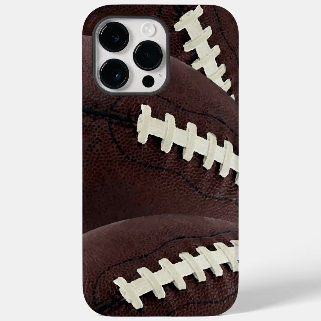 Funda De Case-Mate Para iPhone Para él moderno fútbol gráfico (Reverso )