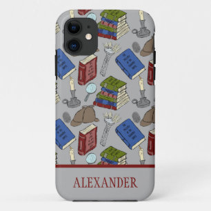 Funda Para iPhone 11 Para los lectores Misteriosas Novelas Libros Patte