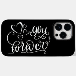 Funda Para iPhone 14 Pro Max De Case-Mate PARA SIEMPRE la idea de regalo de San Valentín