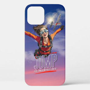 Funda Para iPhone 12 Paracaidismo-Siente la Libertad Sobre las Nubes