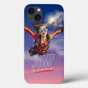 Funda Para iPhone 13 Paracaidismo-Siente la Libertad Sobre las Nubes   