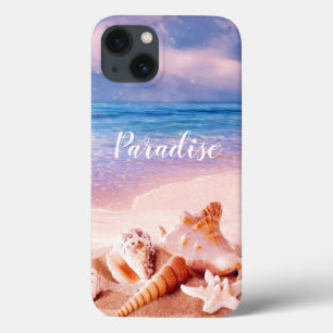 Funda Para iPhone 13 Paradise Sea Beach Shells