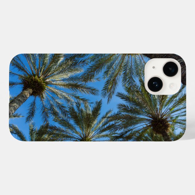 Funda De Case-Mate Para iPhone Paraguas de palmeras (Reverso  (Horizontal))