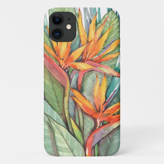 Funda De Case-Mate Para iPhone Paraíso botánico tropical II (Reverso)