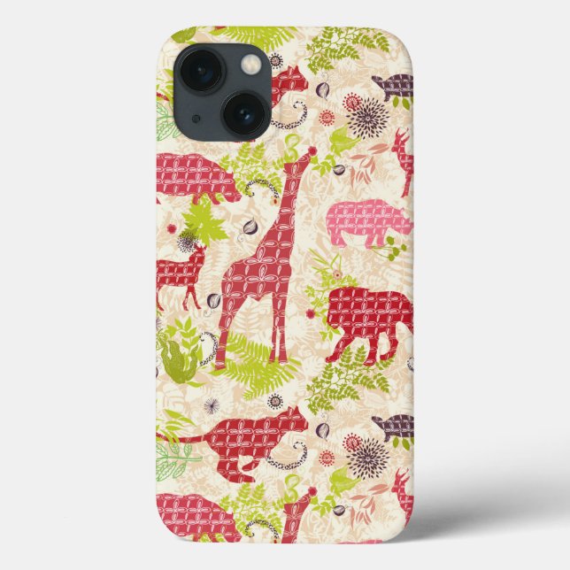 Funda De Case-Mate Para iPhone Paraíso de la jungla (Reverso)