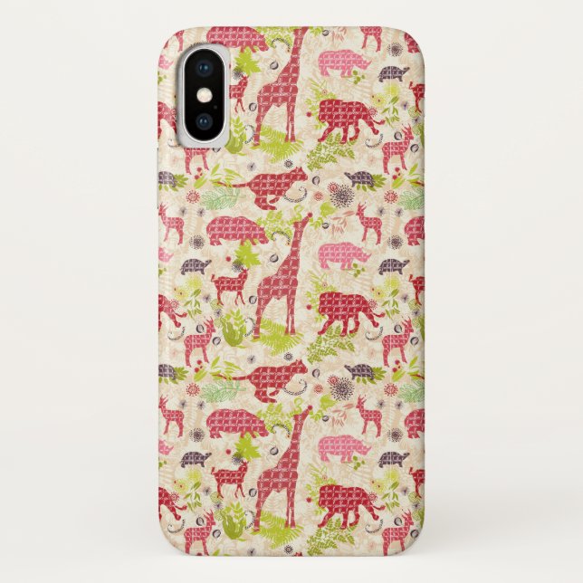 Funda De Case-Mate Para iPhone Paraíso de la selva (Reverso)