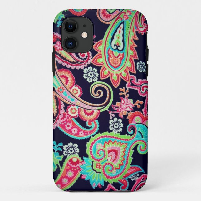 Funda De Case-Mate Para iPhone Paraíso de Paisley (Reverso)
