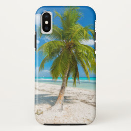 Funda Para iPhone X Paraíso de palmeras tropicales