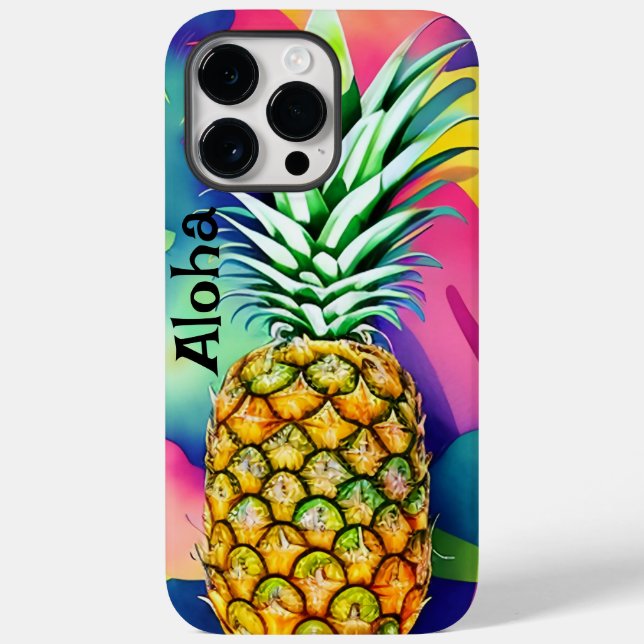 Funda De Case-Mate Para iPhone Paraíso de piña (Reverso )