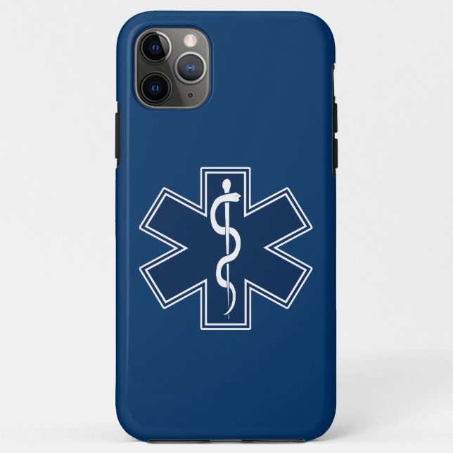 Funda De Case-Mate Para iPhone Paramédico EMT el ccsme (Reverso)