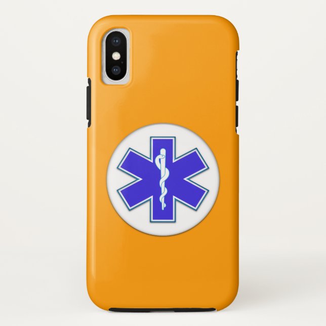 Funda De Case-Mate Para iPhone Paramédico EMT el ccsme (Reverso)