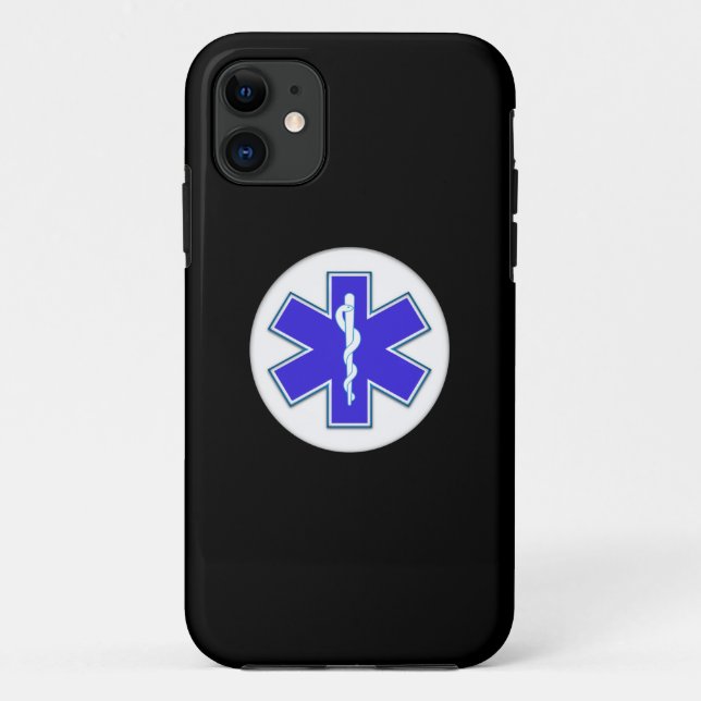 Funda De Case-Mate Para iPhone Paramédico EMT el ccsme (Reverso)