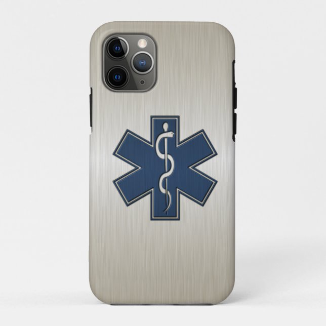 Funda De Case-Mate Para iPhone Paramédico EMT el ccsme de lujo (Reverso)