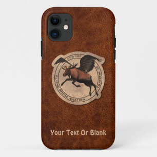 Funda Para iPhone 11 Parche de Aviación de Moose Volador