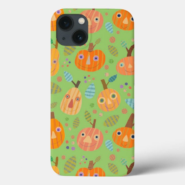 Funda De Case-Mate Para iPhone Parche de calabaza (Reverso)