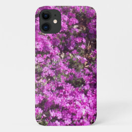 Funda Para iPhone 11 Parche de flores rosadas