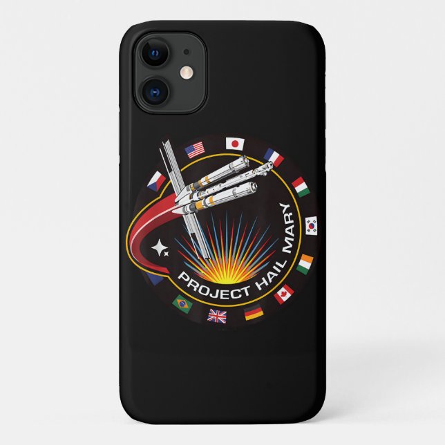 Funda De Case-Mate Para iPhone Parche de misión espacial (Reverso)