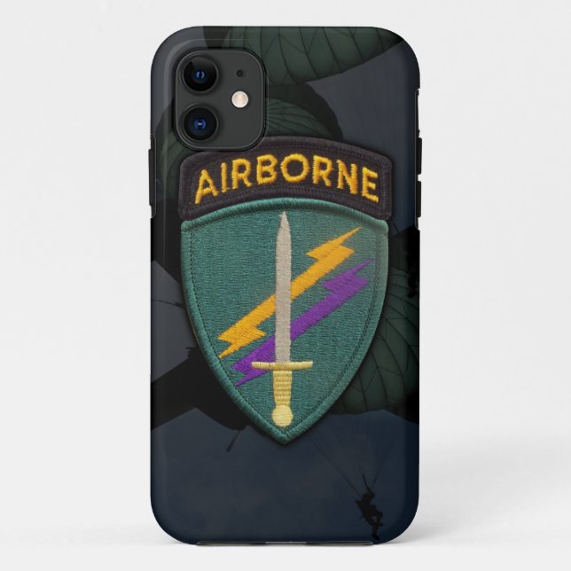 Funda De Case-Mate Para iPhone Parche del comando de operaciones especiales de US (Reverso)