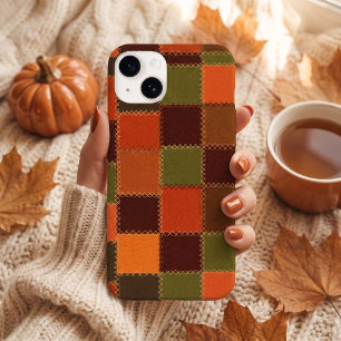 Funda Para iPhone 14 De Case-Mate parche falso estilo a cuadros