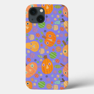 Funda Para iPhone 13 Parche Purple Pumpkin