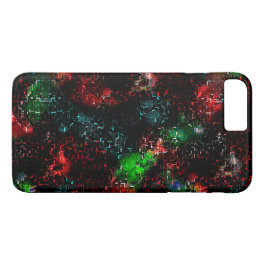 Funda Para iPhone 8 Plus/7 Plus Parches de colores llamativos bajo trazas oscuras