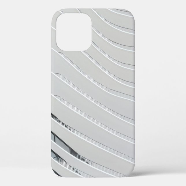 Funda De Case-Mate Para iPhone Pared de hormigón blanco (Reverso )