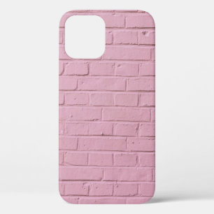 Funda Para iPhone 12 Pared de hormigón rosa
