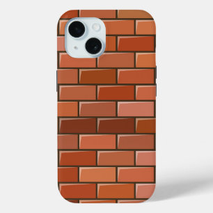 Funda Para iPhone 15 pared de ladrillo