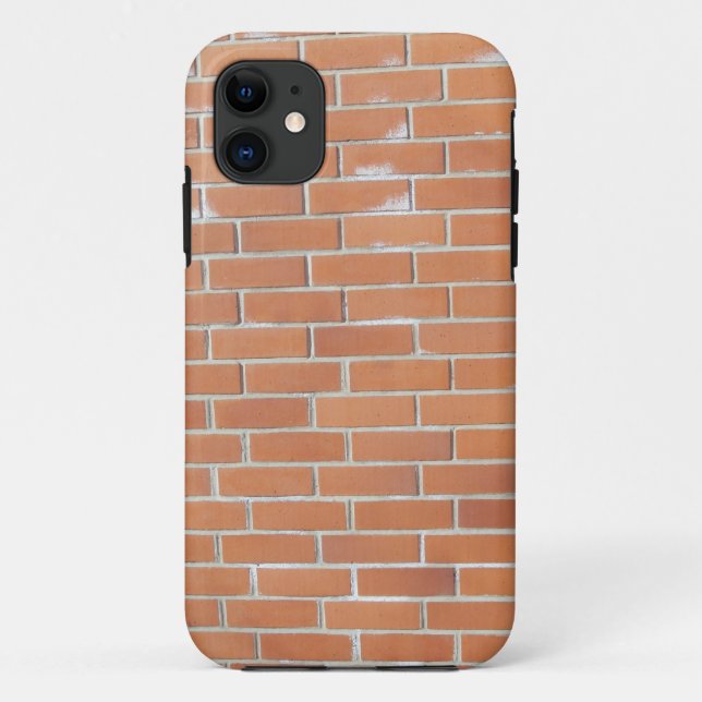 Funda De Case-Mate Para iPhone pared de ladrillo (roja) (Reverso)