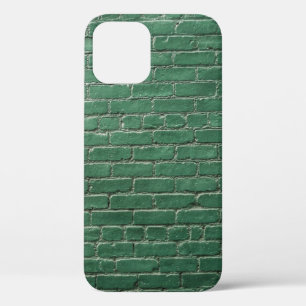 Funda Para iPhone 12 Pared pintada de forma verde