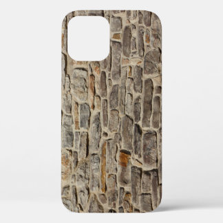 Funda Para iPhone 12 Paredes de piedra rústica, decoración texturizada