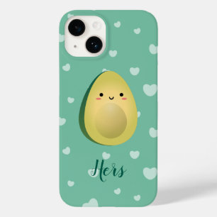 Funda Para iPhone 14 De Case-Mate Pareja Cuta Coincidiendo Aguacates Funny Lets Avoc