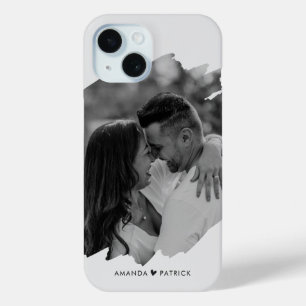 Funda Para iPhone 15 Pareja de fotografía moderna Día de San Valentín p