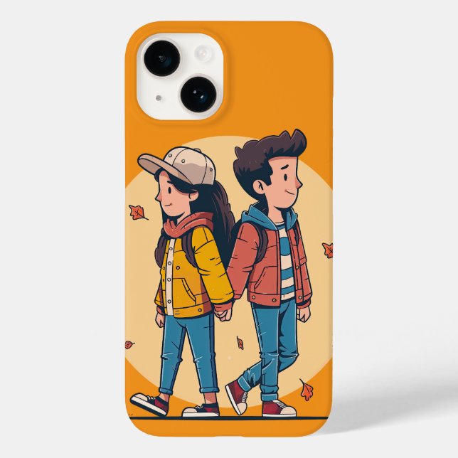 Funda De Case-Mate Para iPhone Pareja de manos cogiendo la mano caminando juntos  (Reverso )