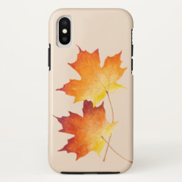 Funda Para iPhone XS Pareja de Maple en un estuche para iPhone