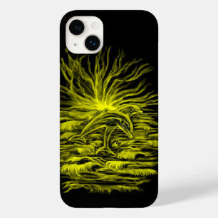 Funda Para iPhone 14 Plus De Case-Mate Pareja delfín al sol