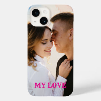 Funda Para iPhone 14 De Case-Mate Pareja enamorada Foto Personalizada