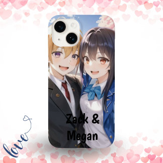 Funda Para iPhone 14 De Case-Mate Pareja romántica anime - Estudiantes selfie person